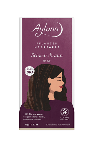 AYLUNA Plant-based hair dye Black brown