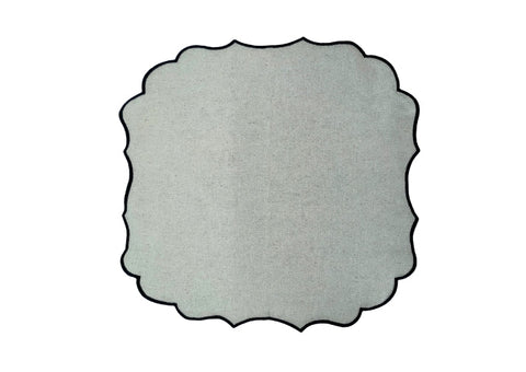 Aida Home Belmonte Stoffserviette 45 x 45 beige-schwarz