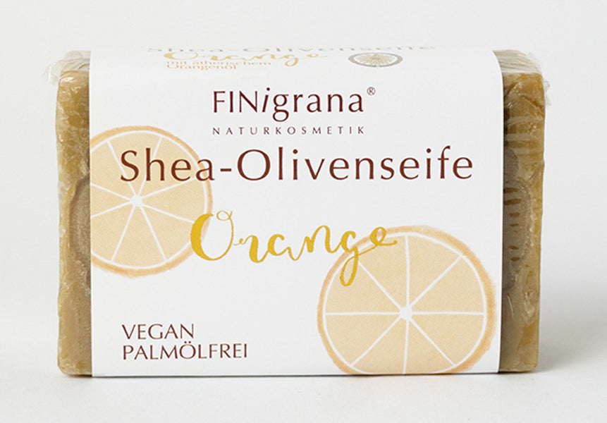 FINIGRANA Aleppo Shea-Olivenseife orange