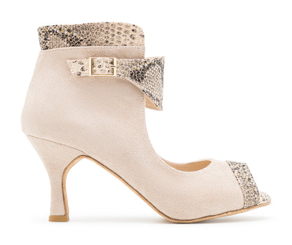 Magnet Essence Tanzschuhe in Beige Wildleder