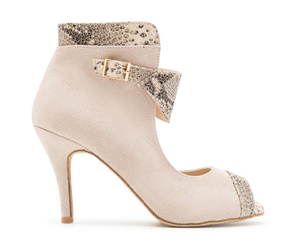 Magnet Essence Tanzschuhe in Beige Wildleder