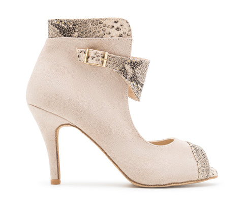 Magnet Essence Tanzschuhe in Beige Wildleder