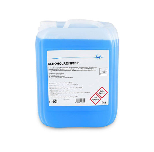 Alcool desinfectante azul, valor de pH 7-8, 10 litros