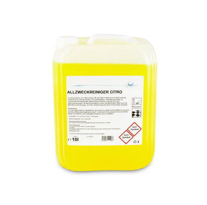 Allzweckrensare, gul Citro, ph 10-11, paletten med 60 kanister à 10 liter