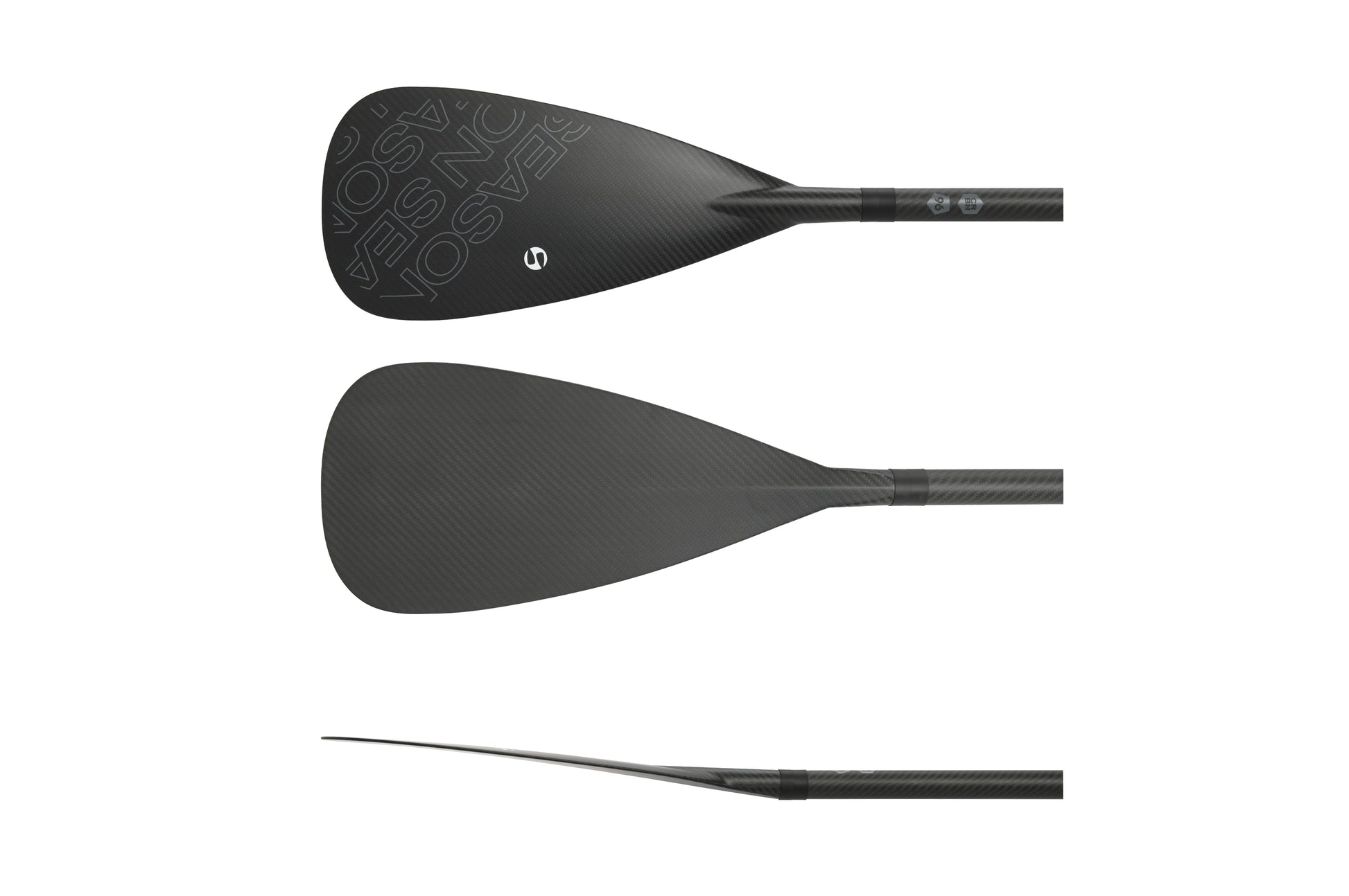 Alpha 96 Carbon Paddle - 3 Piece