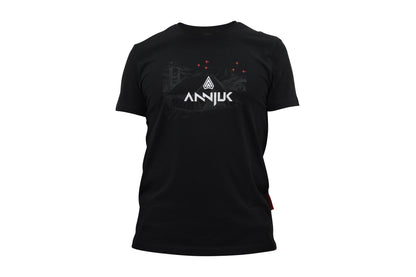 Annjuk T-Shirt Black Logo Big Men