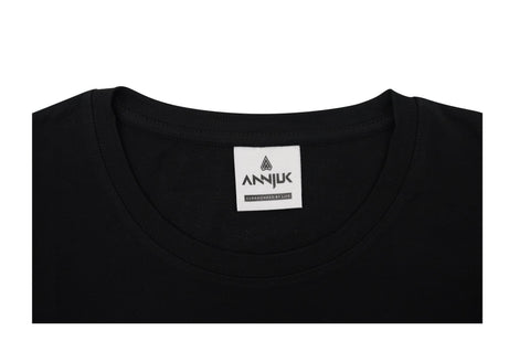 Annjuk T-Shirt Black Logo Big Men M