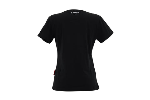 Annjuk T-Shirt Black Big Logo Women S