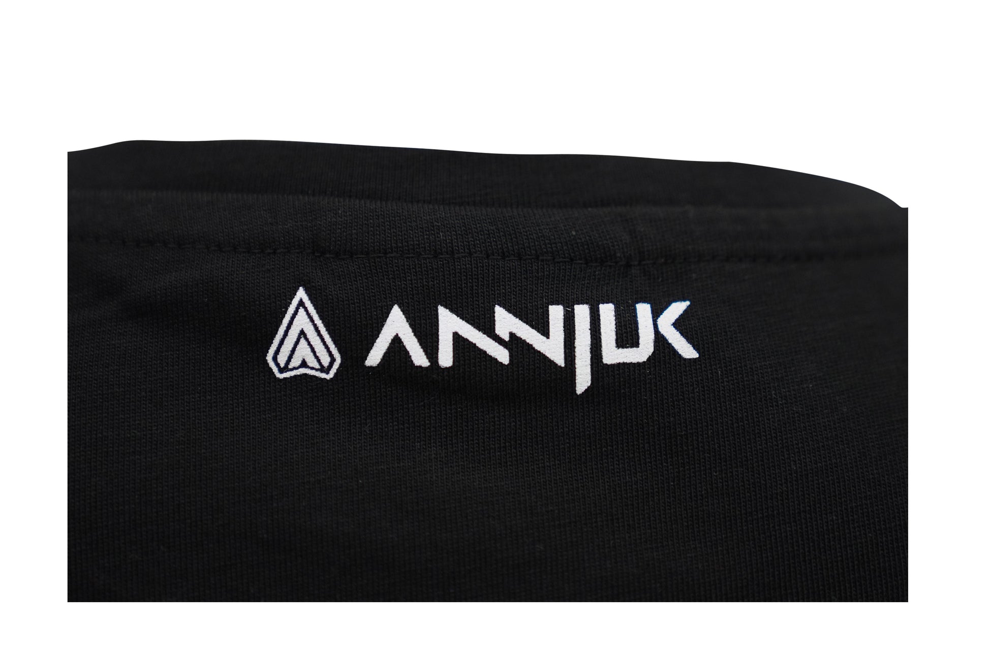 Annjuk T-Shirt Black Big Logo Women L