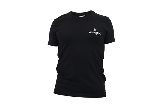 Annjuk T-Shirt Black Logo Small Men M