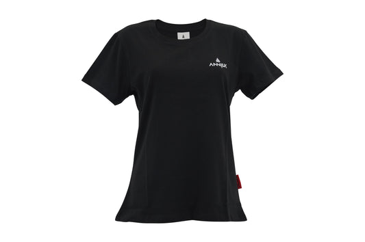 Annjuk T-Shirt Black Logo Small Woman L