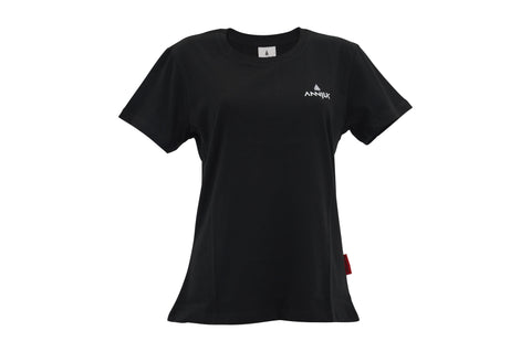 Annjuk T-Shirt Black Logo Small Woman S