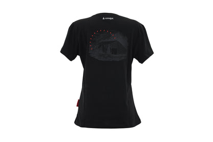 Annjuk T-Shirt Black Logo Small Woman S