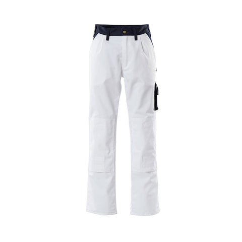 Arbeitshose-Torino Hosen - Weiss/Marine