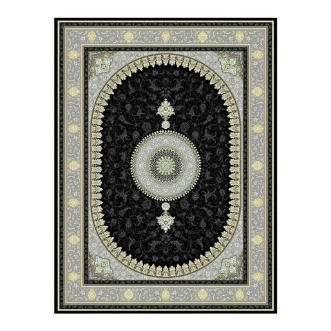 Authentischer Perserteppich - 700 Shana, Maschinell Gewebte Eleganz mit Traditionellem Iranischem Design