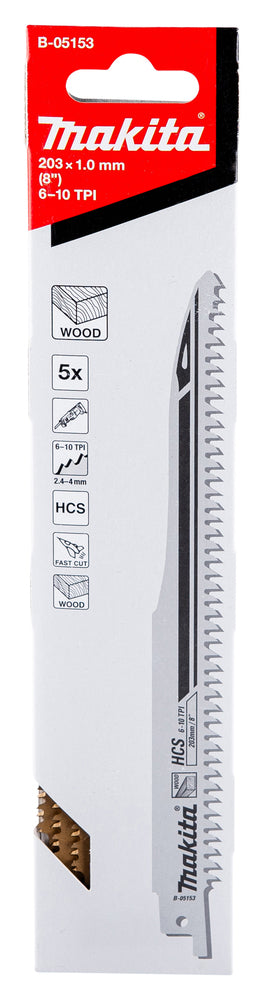
          5 HCS- Säbelsägeblätter SuperExpress für Holz
          B-05153
        