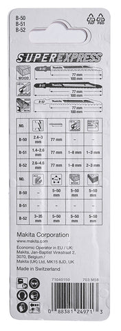 
          Set Stichsägeblätter SuperExpress x3
          B-06292
        