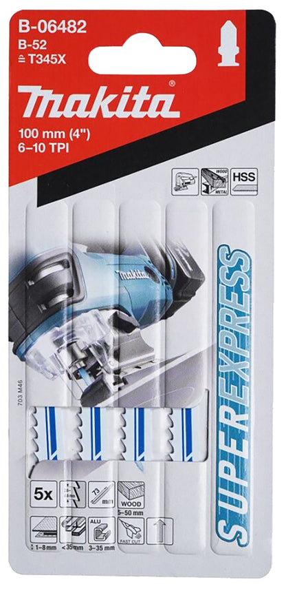 
          5 Universäle Stichsägeblätter SuperExpress Typ B-52
          B-06482
        