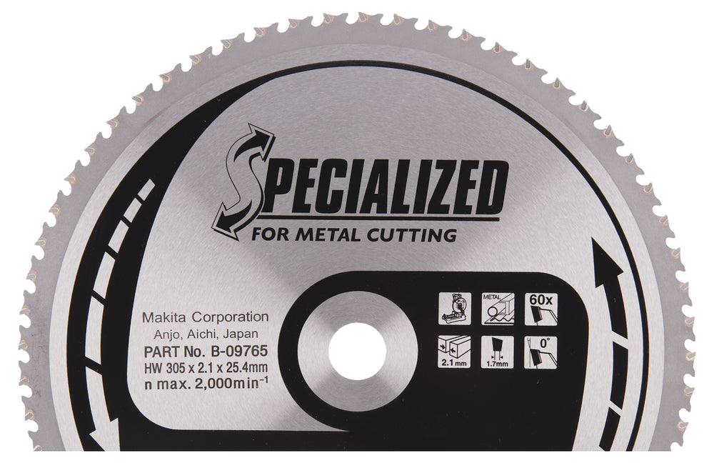 
          SPECIALIZED Sägeblatt 305/25,4 für Metall-Trennsägen
          B-09765
        
