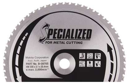 
          SPECIALIZED Sägeblatt 305/25,4 für Metall-Trennsägen
          B-09765
        