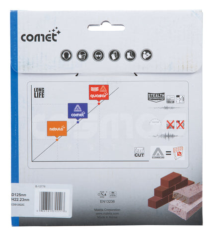 
          Diamanttrennscheibe COMET cool rapide 125/22,23
          B-12778
        