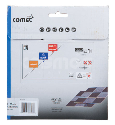 
          Diamanttrennscheibe COMET continous rim 125/22,23 (20)
          B-13091
        