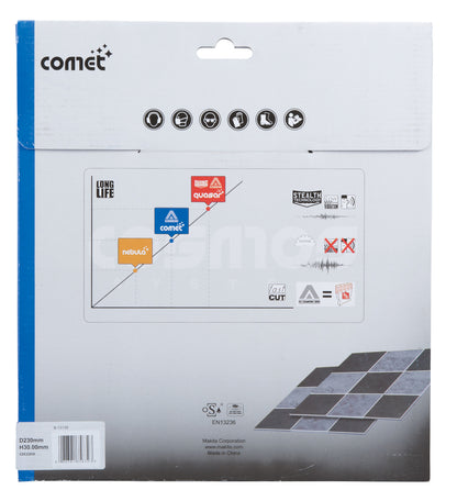 
          Diamanttrennscheibe COMET continous rim 230/30 (25,4)
          B-13138
        