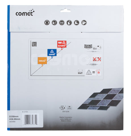 
          Diamanttrennscheibe COMET continous rim 350/30 (25,4)
          B-13150
        