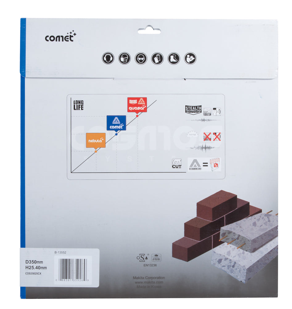 
          Diamanttrennscheibe COMET cool rapide 350/25,4 (20)
          B-13552
        