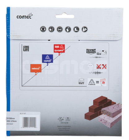 
          Diamanttrennscheibe COMET cool rapide 150/22,23
          B-27187
        