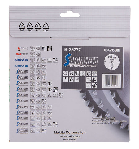 
          SPECIALIZED Kreissägeblatt für Aluminium 235/30
          B-33277
        