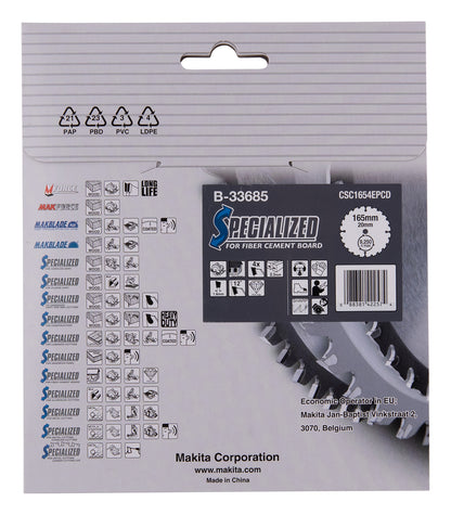 
          SPECIALIZED PCD diamantbesetztes Kreissägeblatt 165/20
          B-33685
        