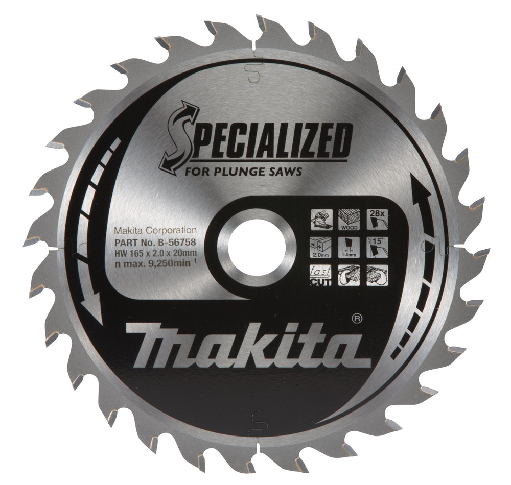 
          SPECIALIZED Kreissägeblatt für Akku-Eintauchsäge 165/20
          B-56758
        