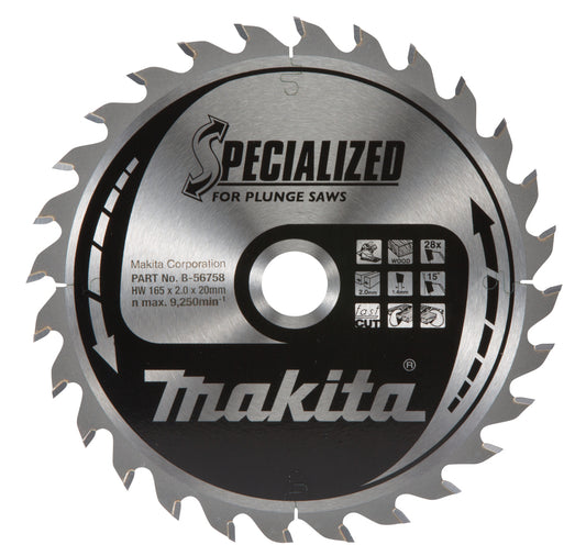 
          SPECIALIZED Kreissägeblatt für Akku-Eintauchsäge 165/20
          B-56758
        