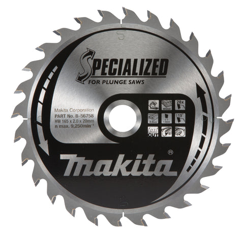 
          SPECIALIZED Kreissägeblatt für Akku-Eintauchsäge 165/20
          B-56758
        
