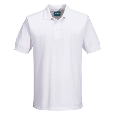 Portwest B210 Poloshirt – Weiss – bequem & funktional