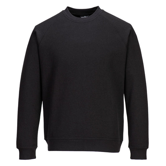 Portwest B330 Sweatshirt – Schwarz – bequem & sichtbar