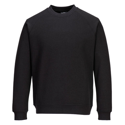 Portwest B330 Sweatshirt – Schwarz – bequem & sichtbar