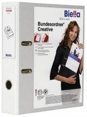 BIELLA Bundesordner Creative 7cm 10342701U weiss mit Sichttasche A4