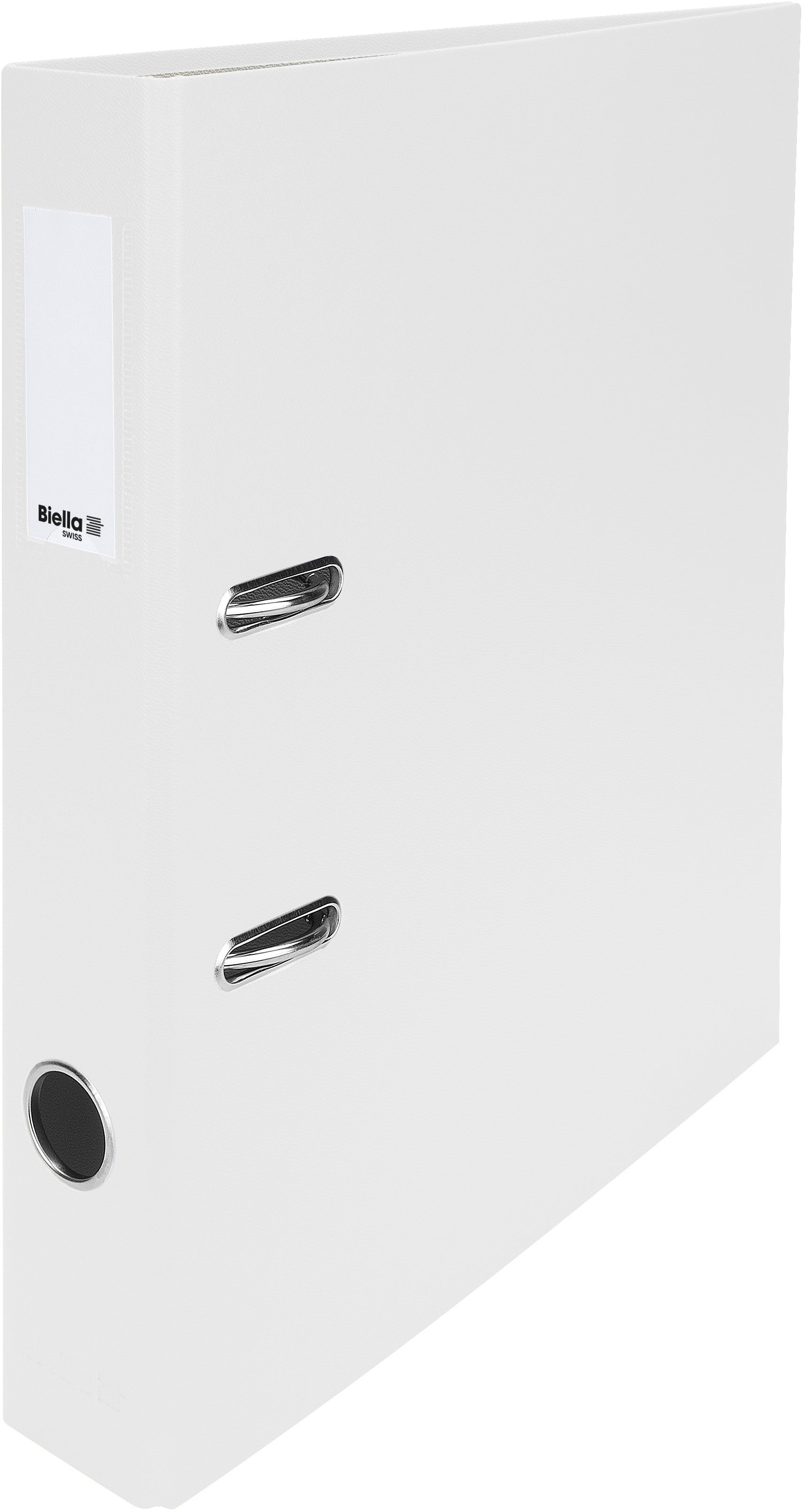 BIELLA Ordner Plasticolor 4cm 10740401U weiss A4