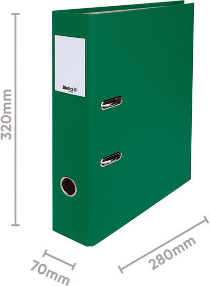BIELLA Ordner Plasticolor 7cm 10740730U grün A4