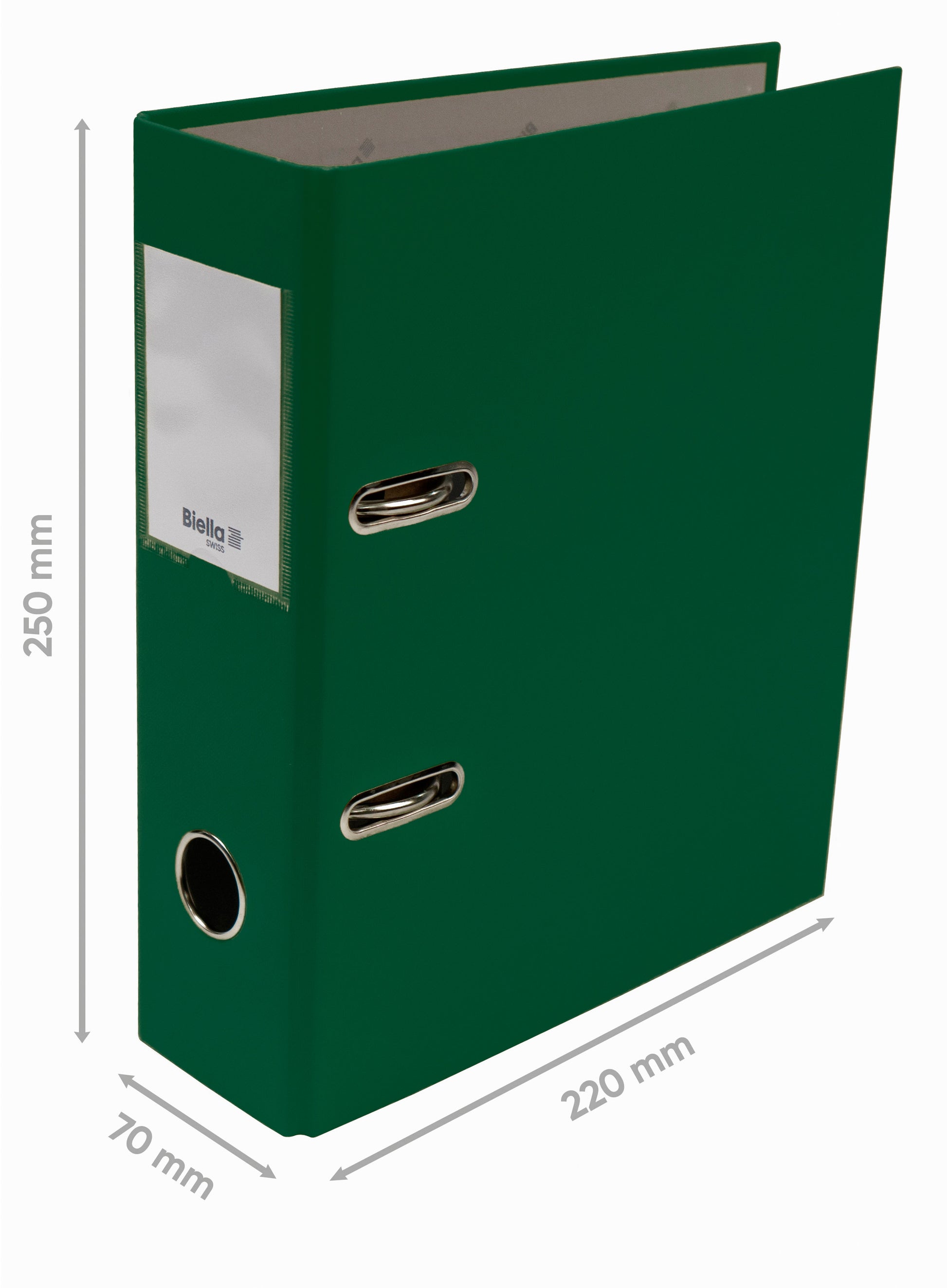 BIELLA Ordner Plasticolor 7cm 10750730U grün A5