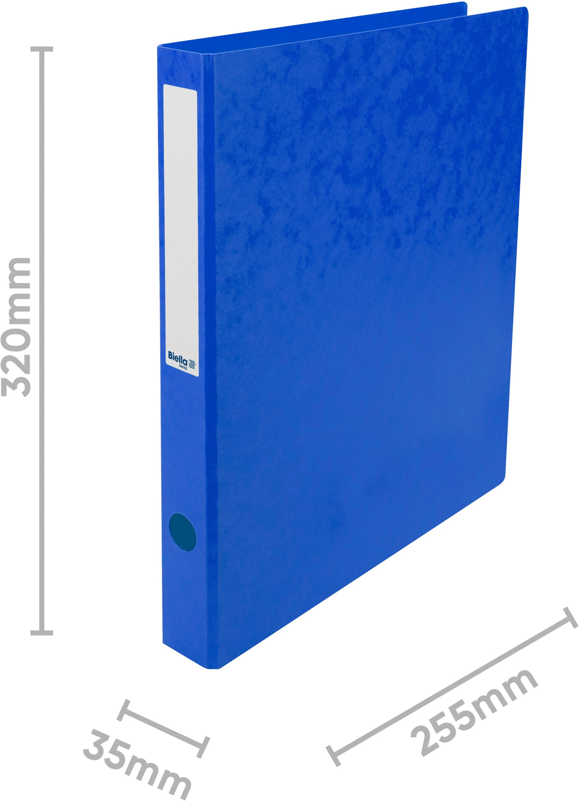 BIELLA Ringbuch TopColor 3.5cm 15240305U blau 2-Ring A4