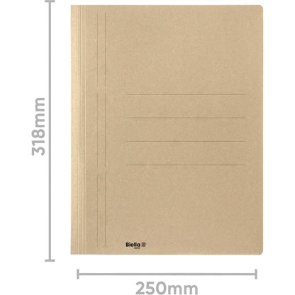 BIELLA Schnellhefter Recycolor 16643027U Spiralmechanik, beige