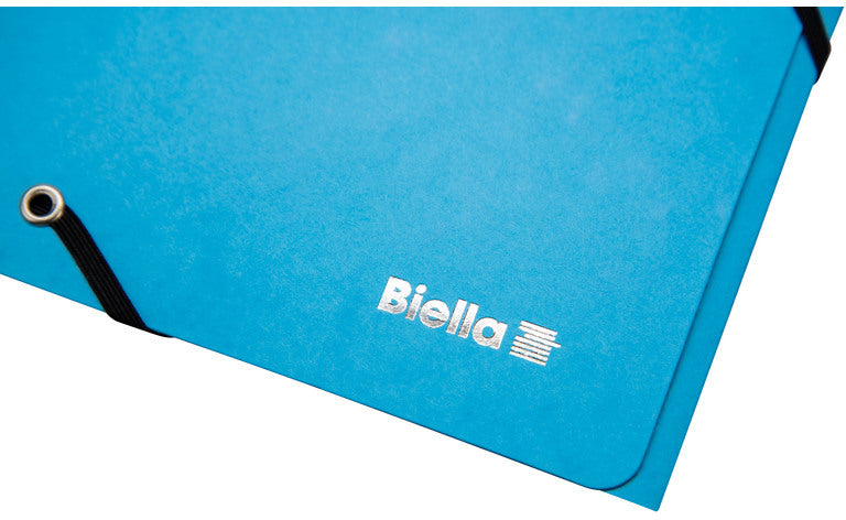 BIELLA Gummibandmappe A4 17840106U hellblau, 355gm2 200 Bl.