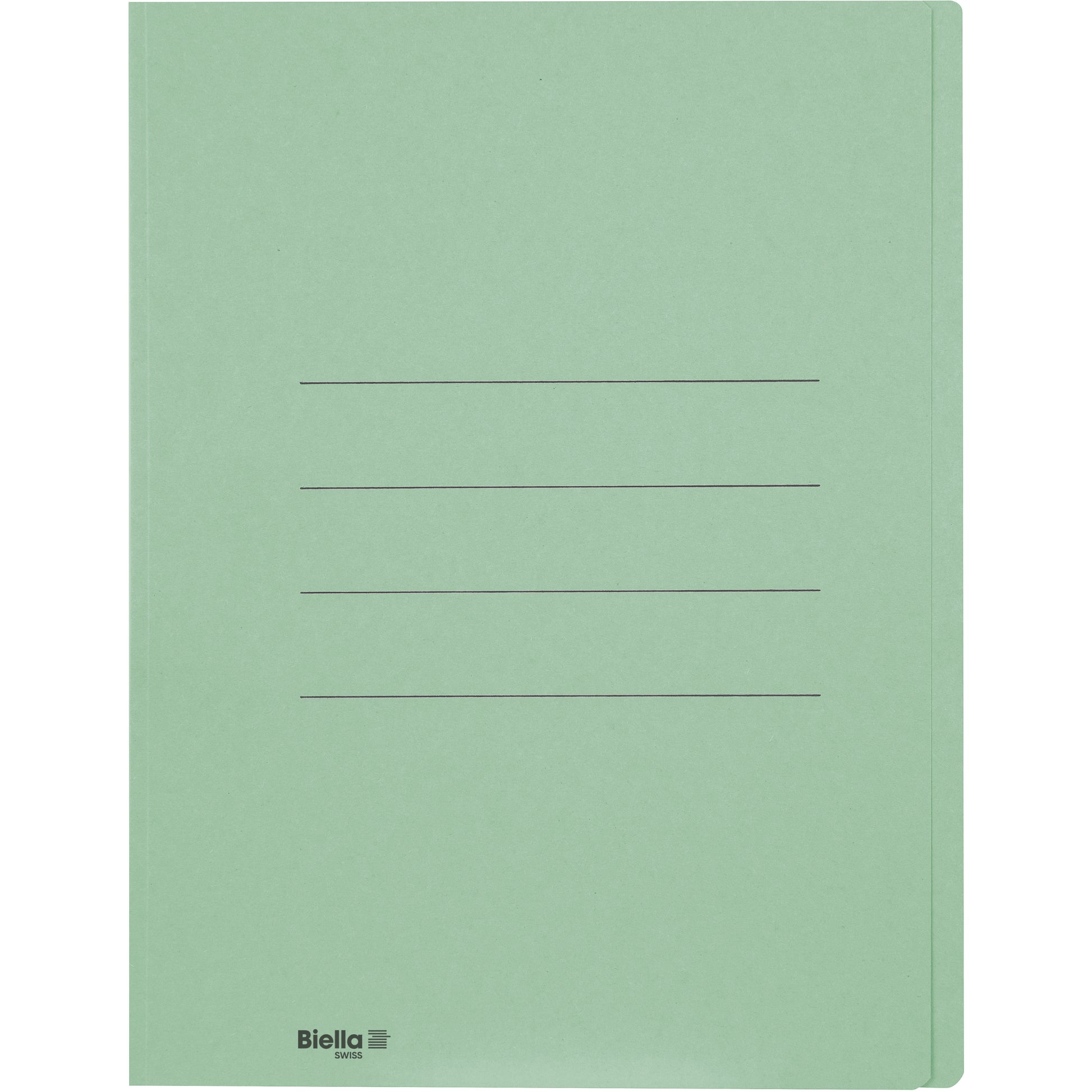 BIELLA Einlagemappe A4 25040030U grün 240g/m2 100 Stück