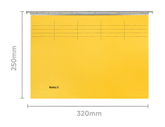 BIELLA Hängemappe A4 27142520U gelb 32x25cm