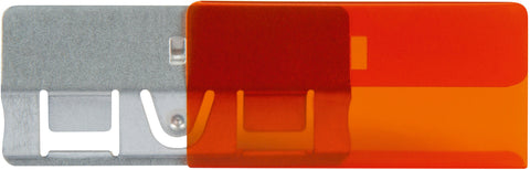 BIELLA Klarsichthülsen 60x30mm 27360235U orange 25 Stück