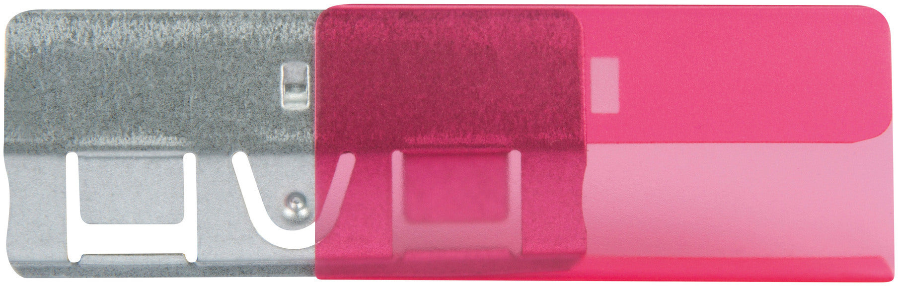 BIELLA Klarsichthülsen 60x30mm 27360240U rosa 25 Stück