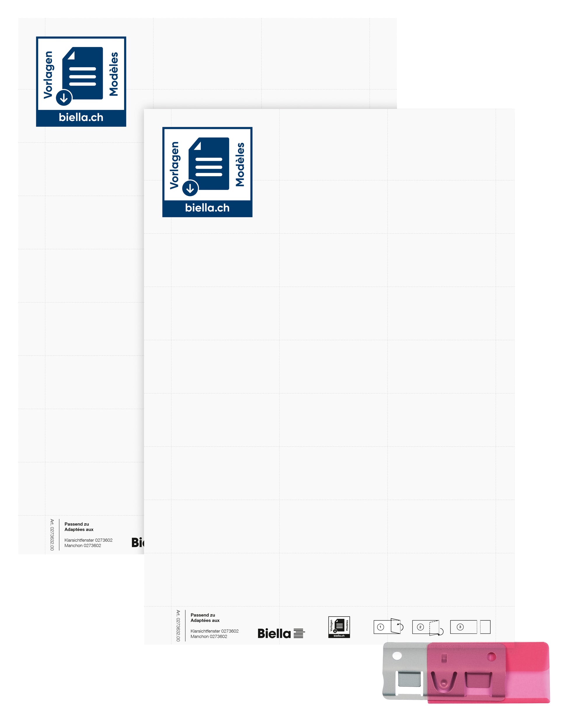 BIELLA Hängemappen-Etiketten 60x30mm 27363200U weiss 270 Stück